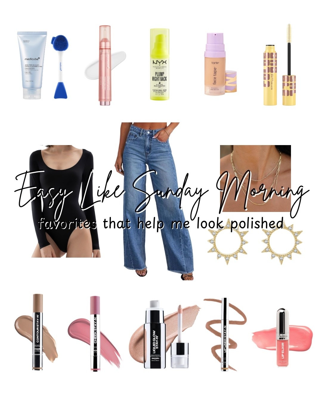 You know those mornings where you want to look polished but still keep it easy and calm? This list is that. ✨
My 20-minute routine for feeling confident and pulled together—perfect for church, brunch, or anywhere you want to feel a little extra (without going full glam).
→ Skincare, makeup, outfit ideas, and finishing touches—all in one cozy little list. Save it for next Sunday morning ☕💒

#LTKgrwm #LTKmomlife #LTKMidsize