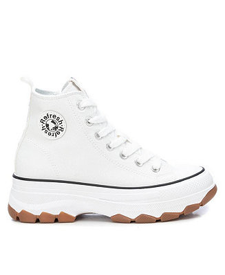 Women's Canvas High-Top Sneakers By XTI - Macy's | Macy's