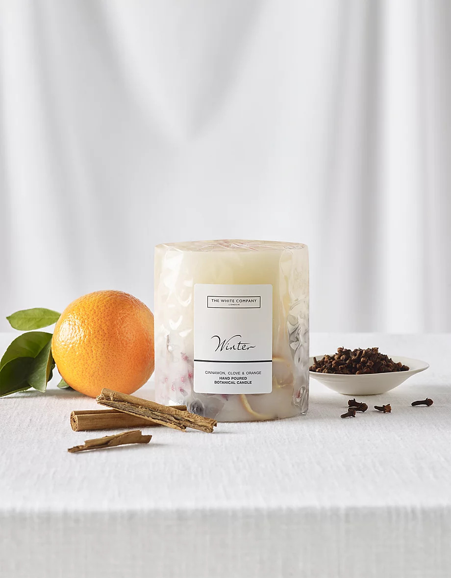 Winter Botanical Candle \u2013 Medium | Christmas Fragrances | The  Whit... | The White Company UK & ROW