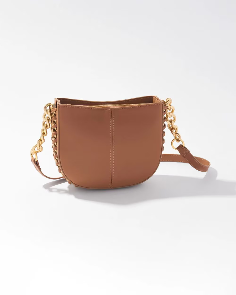 Cognac Chain Crossbody Bag | White House Black Market