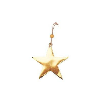 Gallerie II Golden Star Metal Small Christmas Tree Ornament | Target
