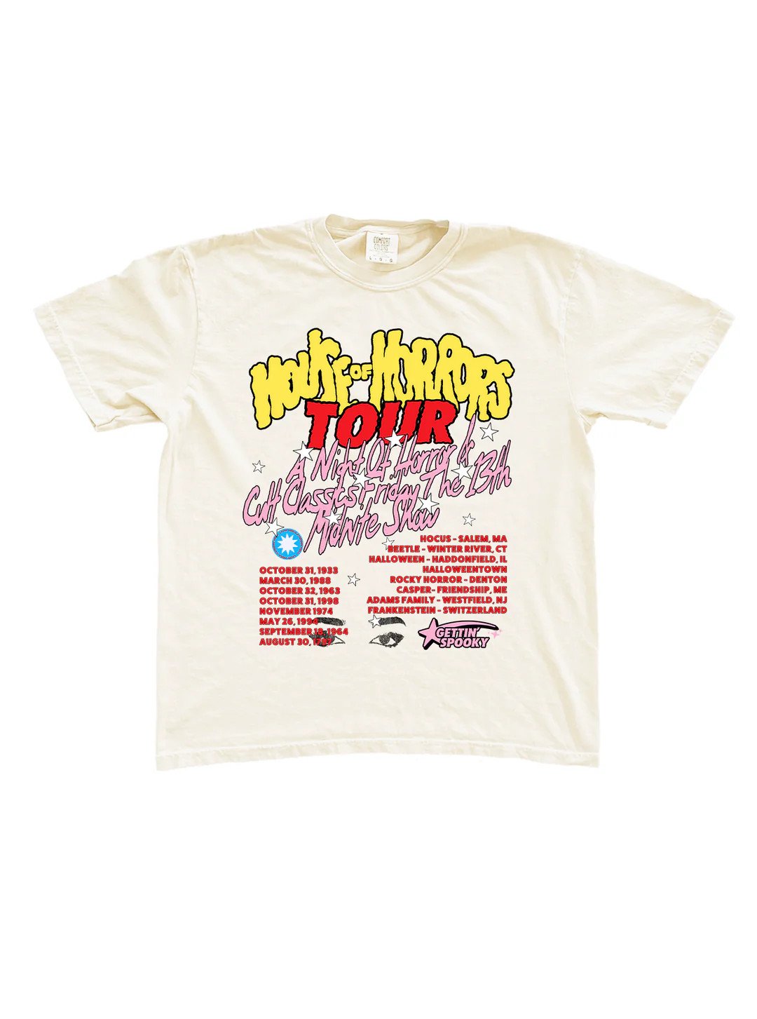 House Of Horror Tour Tee | Shop Kristin Jones