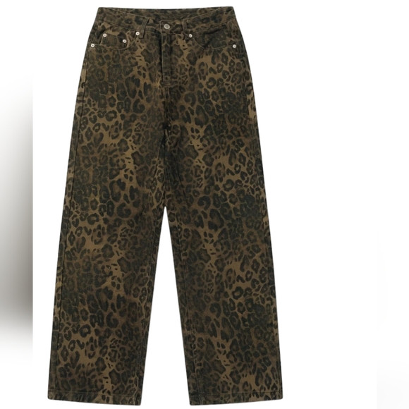 2631 NWT Aelfric Eden Leopard Print Jeans Size 28 | Poshmark