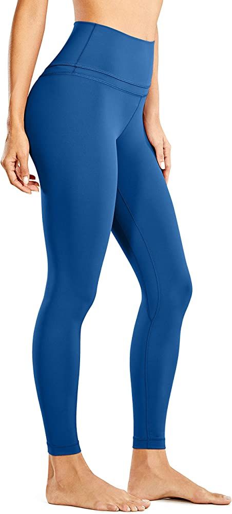 CRZ YOGA Women's Naked Feeling Workout Leggings 25 Inches - 7/8 High Waist Yoga Tight Pants | Amazon (US)