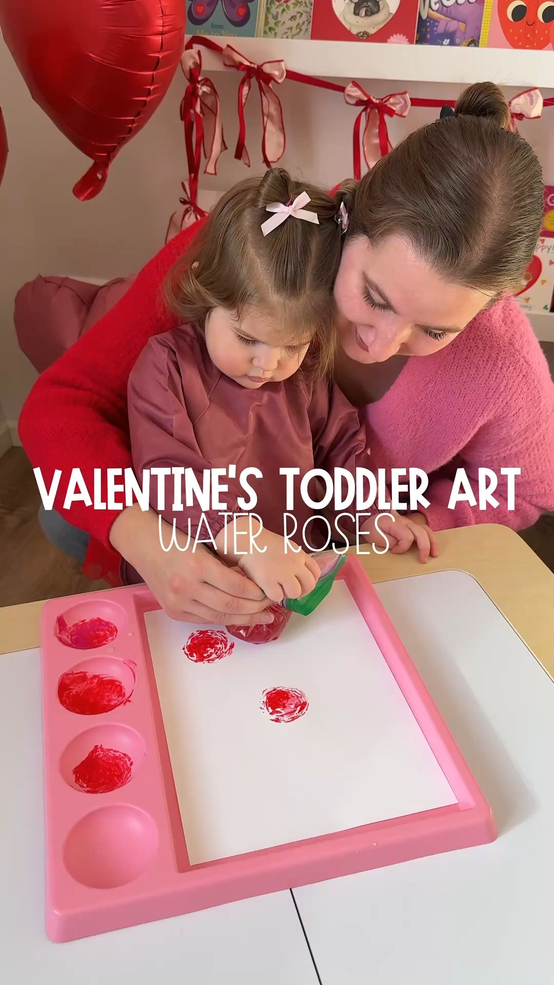 Valentine’s Roses Art Activity for Toddlers 🌹💌
Looking for an easy Valentine’s craft for toddlers? This DIY rose painting activity is perfect for little hands!

Here’s how we made it:
• Fill a Ziploc bag ¼ full with water & seal
• Push water into one corner & secure with a rubber band
• Dip the bag in a shallow amount of paint
• Stamp onto paper & watch it turn into a beautiful rose 🌹

💡 Tip: Test on scrap paper first — too much paint can cover the rose shape!
Decorate as you like (just don’t judge my leaves 😉)

Save this toddler Valentine’s craft idea & follow for more easy toddler art activities!

#toddleractivities #valentinescrafts #valentinesdayideas #toddlercrafts #toddlerart #valentineactivities #diytoddlercrafts #toddlerfun

#LTKmomlife #LTKValentine #LTKKids