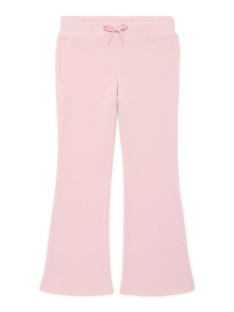 Wonder Nation Girls Flare Sweatpants, Sizes 4-18 & Plus | Walmart (US)