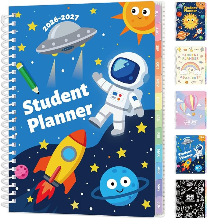 SUNEE Elementary Student Planner 2026-2027, Dated Academic Year Jul. 2026 - Jun. 2027, 6.5"\u00d7... | Amazon (US)
