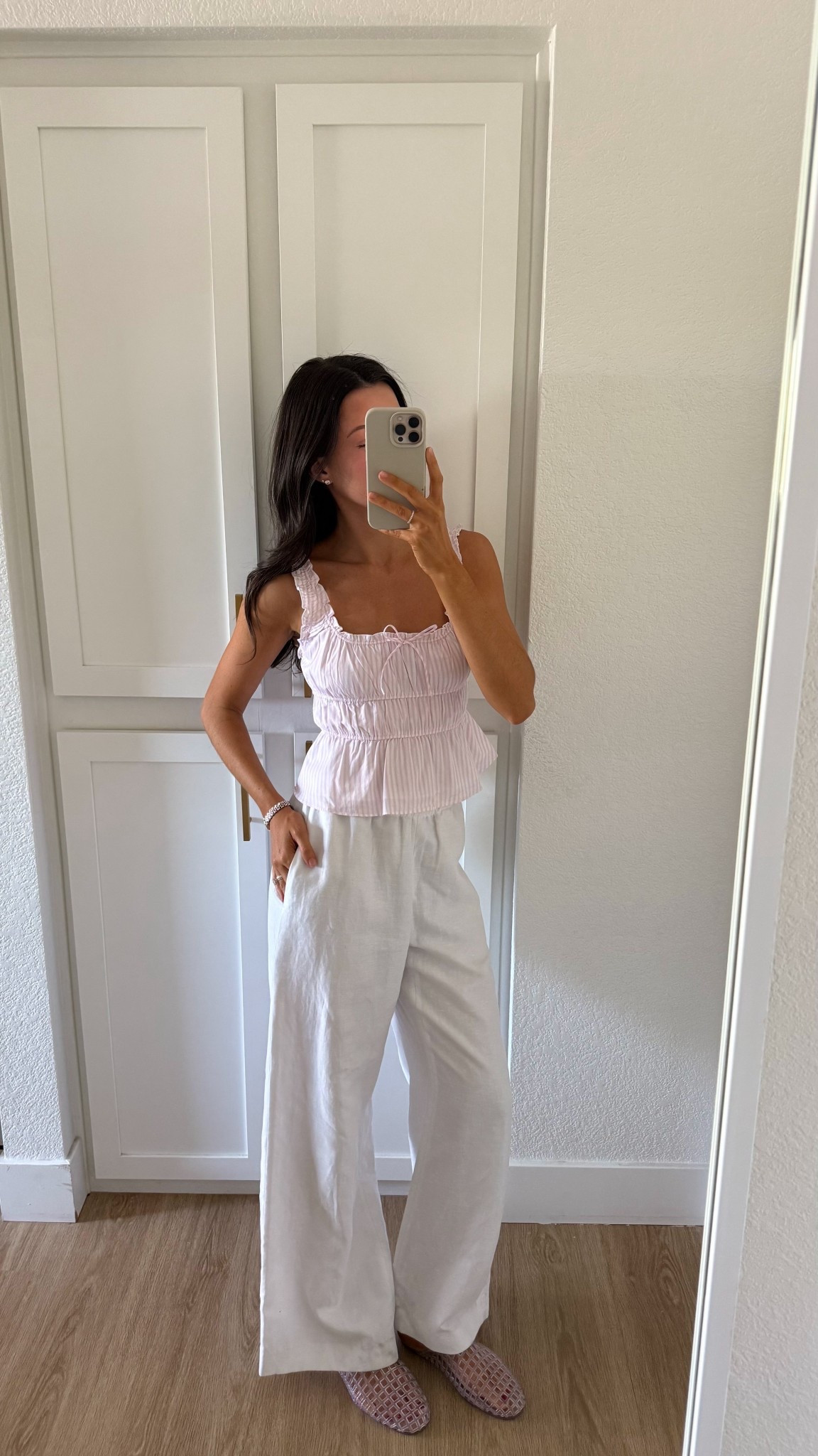 I’m 5’7” wearing size small in top and bottom 

#LTKSeasonal #LTKootd aritzia haul, spring outfits, summer outfits 