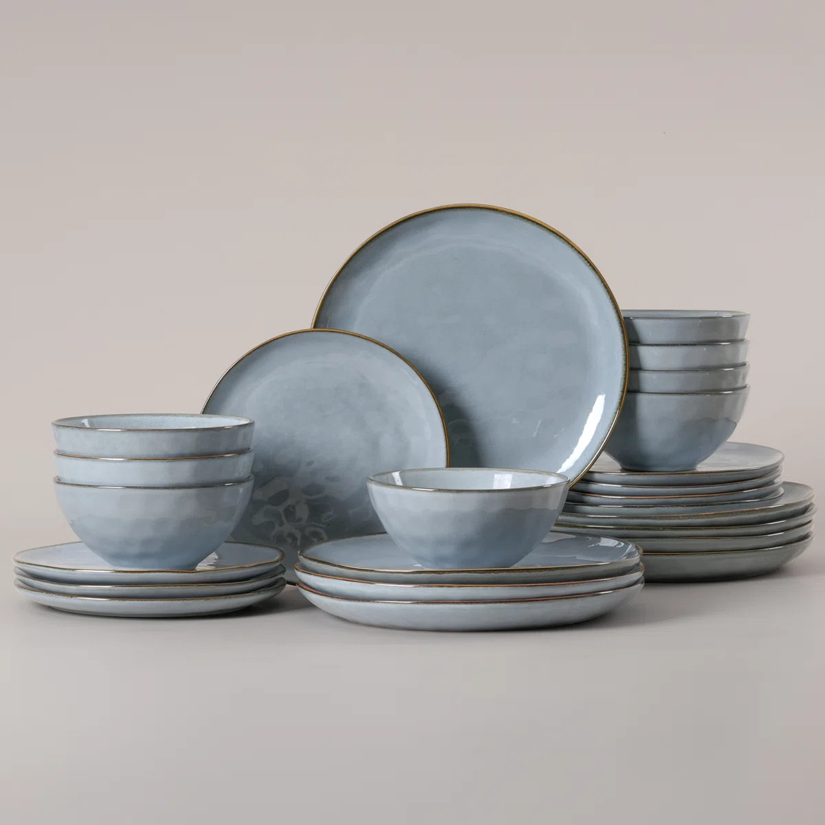 24-Piece Dinnerware Sets, Stoneware Dish Set (Set of 8) | Wayfair North America