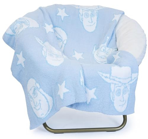 Jay Franco Disney Pixar Toy Story Feather Knit Fluffy Throw Blanket - Woody and Buzz Lightyear Fuzzy Blanket Measures 50 x 60 inch | Super Soft Lightweight Bedding | Amazon (US)