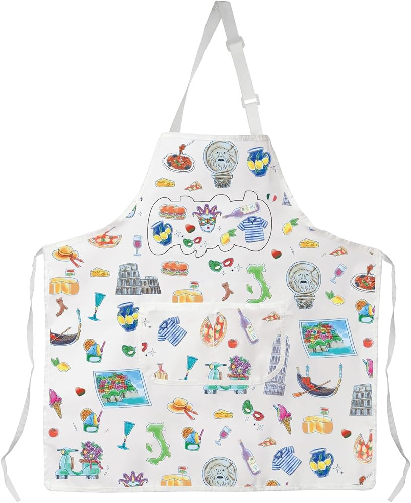 CMNIM Italy Souvenirs Gifts Italian Greeting Kitchen Apron Italian Pride Merch Italian Greeting G... | Amazon (US)