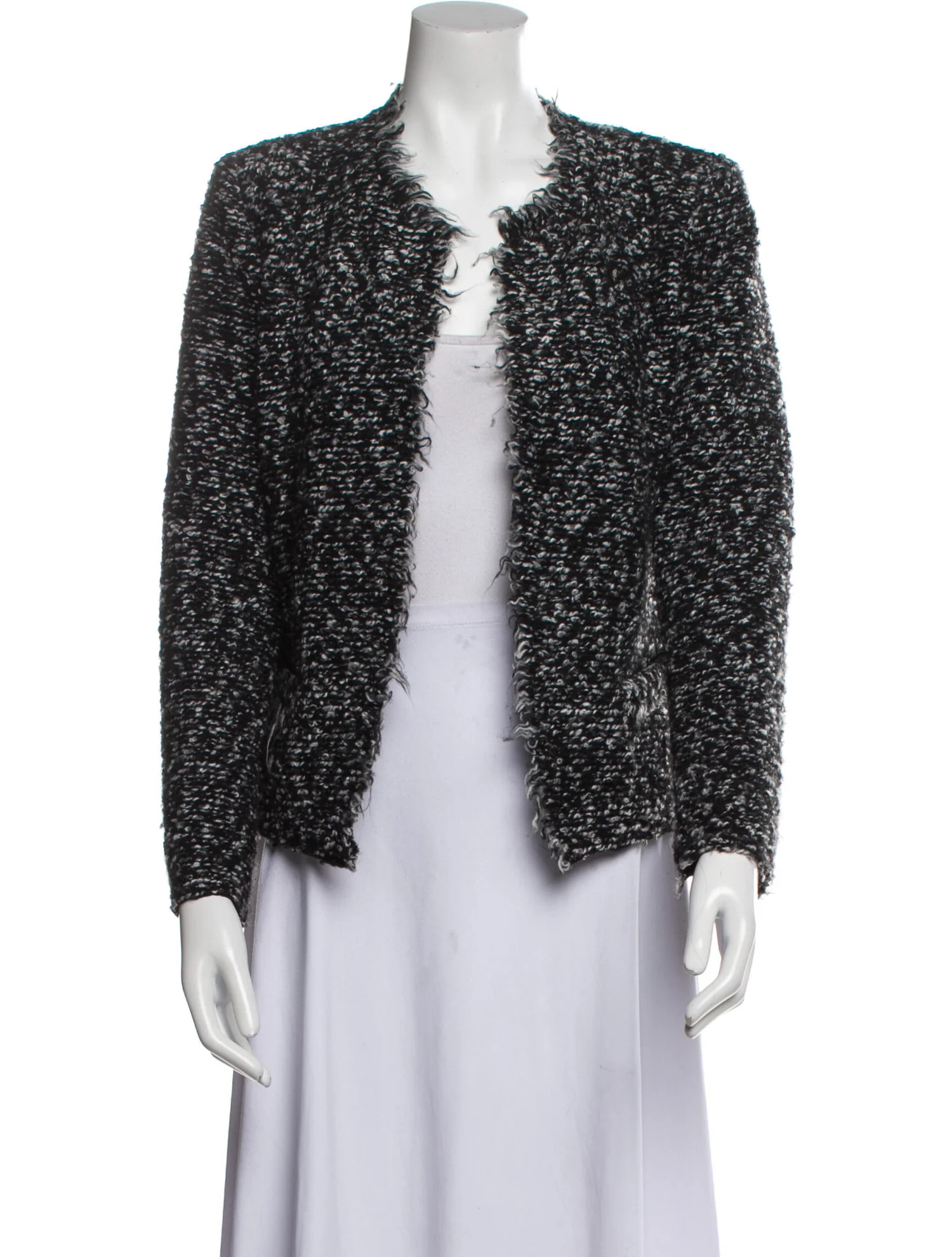 Tweed Pattern Evening Jacket | The RealReal