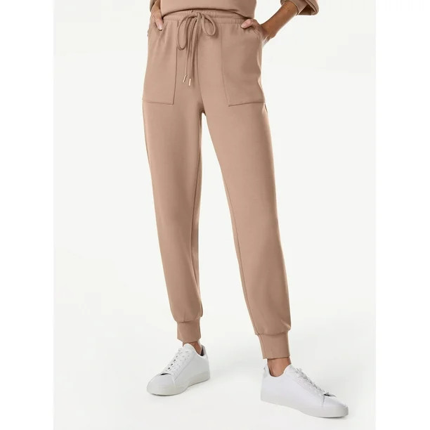 Scoop Women's Scuba Knit Pants with Pockets, Sizes XS-XXL | Walmart (US)