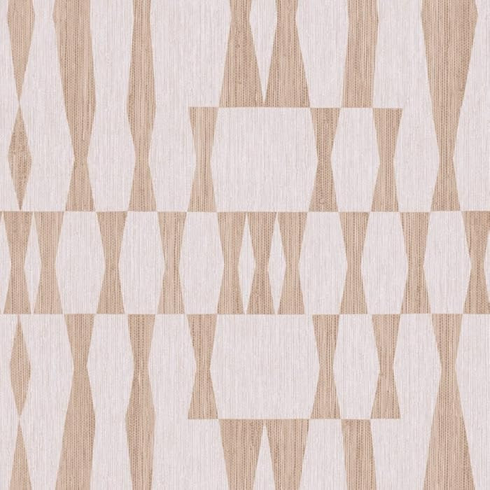 Tempaper Beige Textured Faux Grasscloth Geo Removable Peel and Stick Wallpaper, 20.5 in X 16.5 ft... | Amazon (US)