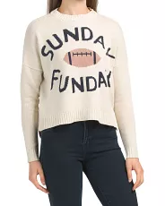 Juniors Sunday Funday Crew Neck curated on LTK