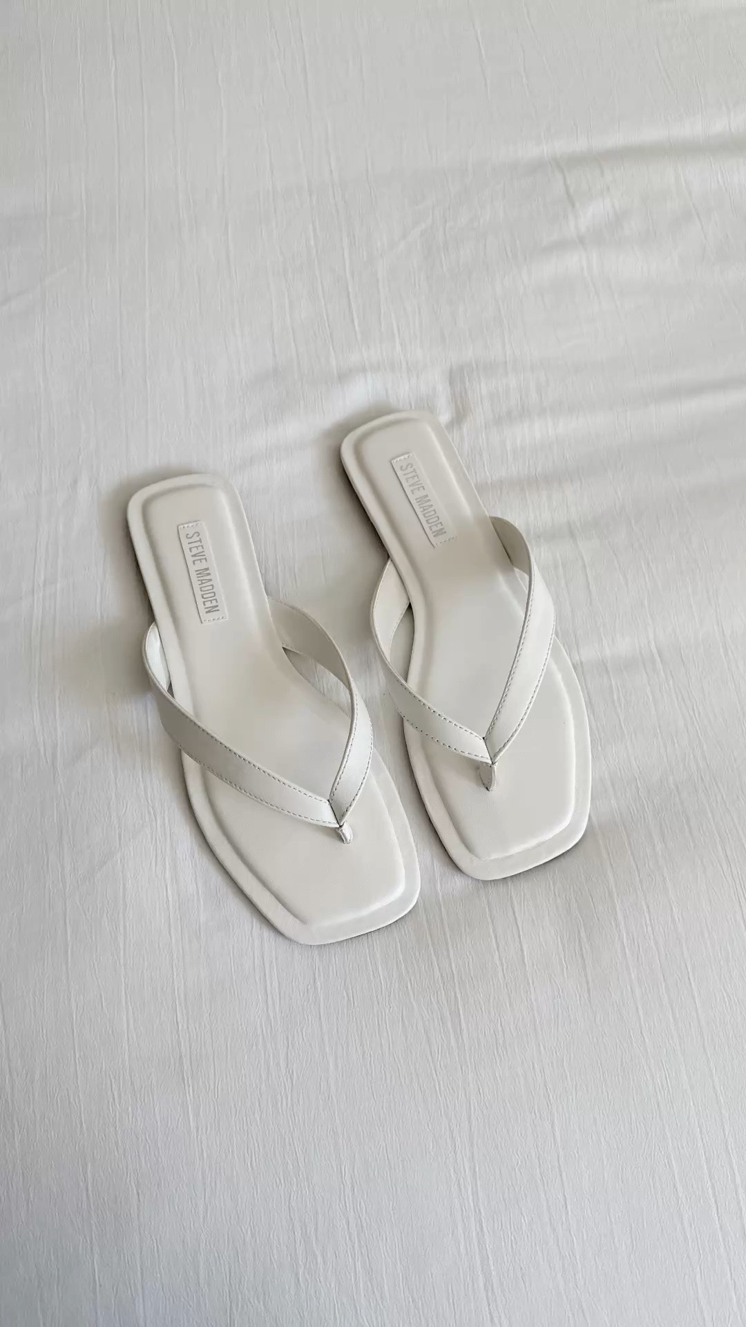 White Sandals 🤍

@Steve Madden US Trella White Leather Sandals

Fit true to size!

#ad

#LTKootd #LTKSeasonal #LTKSwim