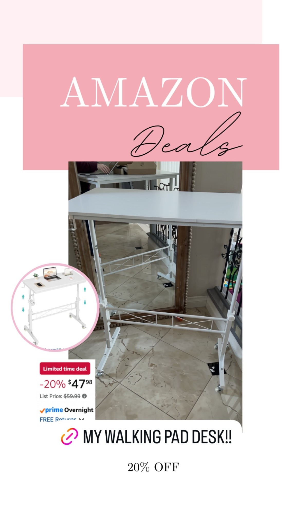 My standing walking desk is on deal!!

#LTKSaleAlert #LTKHome
