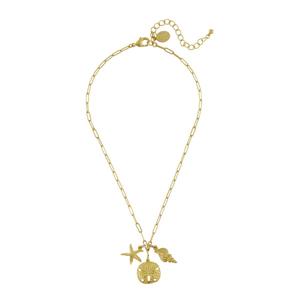 Sand & Sea Paperclip Necklace | Susan Shaw