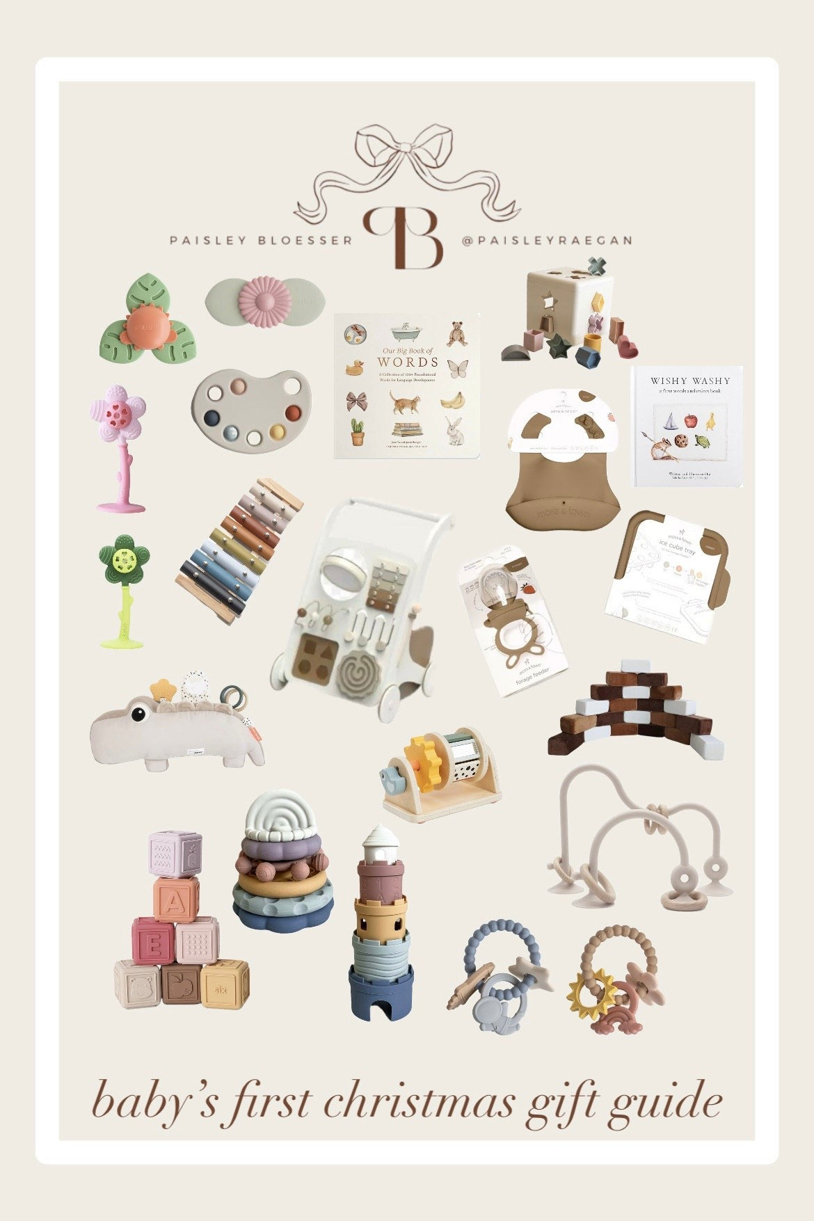 A gift guide for baby’s first christmas

first christmas gift guide, gifts for baby boy, gifts for baby girl, amazon christmas finds, baby boy toys, baby girl toys, first christmas, baby toys, baby gift guide, baby girl gift guide, baby boy gift guide


#LTKHoliday #LTKBaby #LTKGiftGuide
