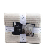3pc Luxury Linen Blend Quilt Set | Marshalls