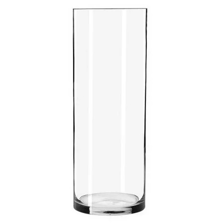 Libbey Clear Glass Cylinder Floral Vase, 15" | Walmart (US)