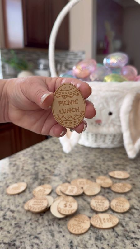 Easter Egg Fillers - Tokens!  Looking for something different than candy and trinkets in eggs for egg hunts this Easter? 

These redeemable tokens add some magic!  I love that they can be used year after year. They're eco-friendly and sustainable. 



#LTKSeasonal #LTKVideo #LTKfamily