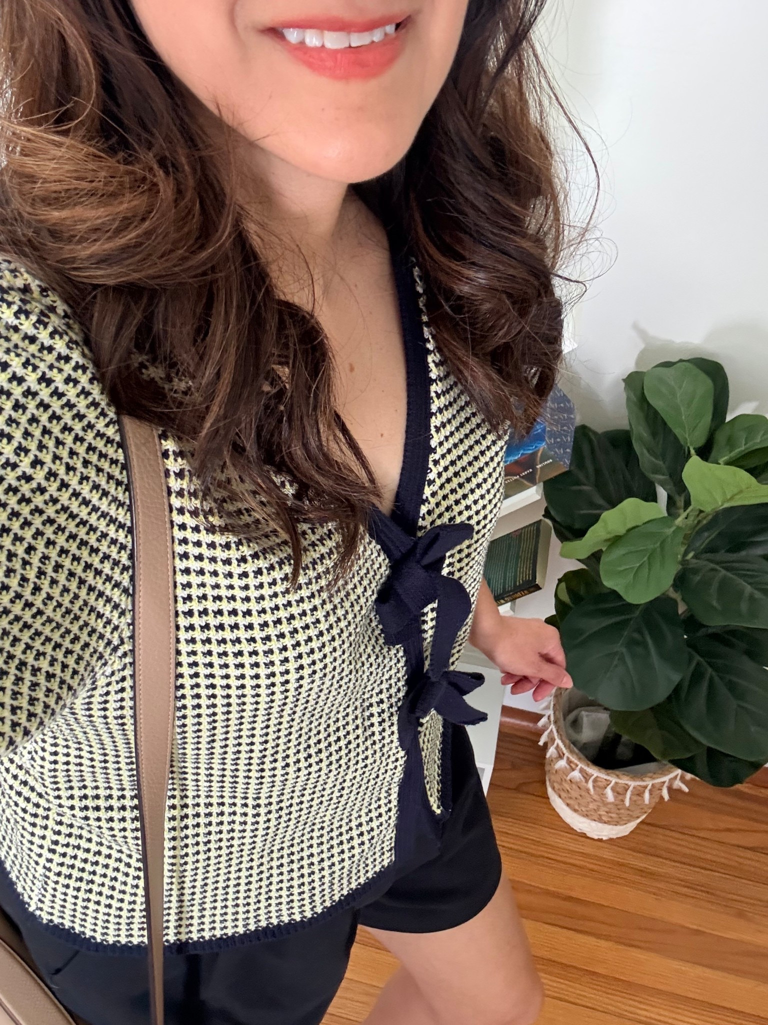 This short sleeve cardigan was on sale when I bought it but I found so many that are similar. A pretty one with blue and red colors in it. 

#LTKdayinmylife #LTKootd