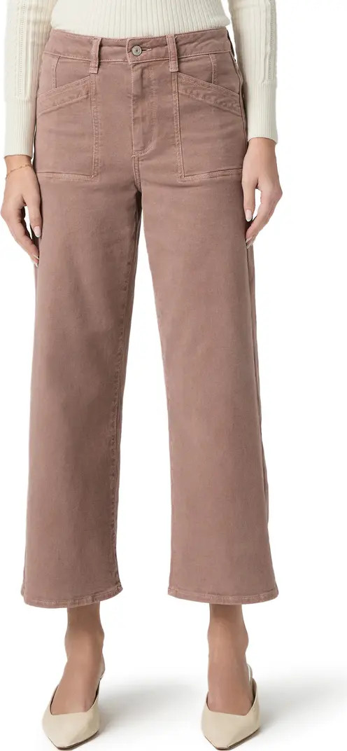 Anessa High Waist Ankle Wide Leg Jeans | Nordstrom