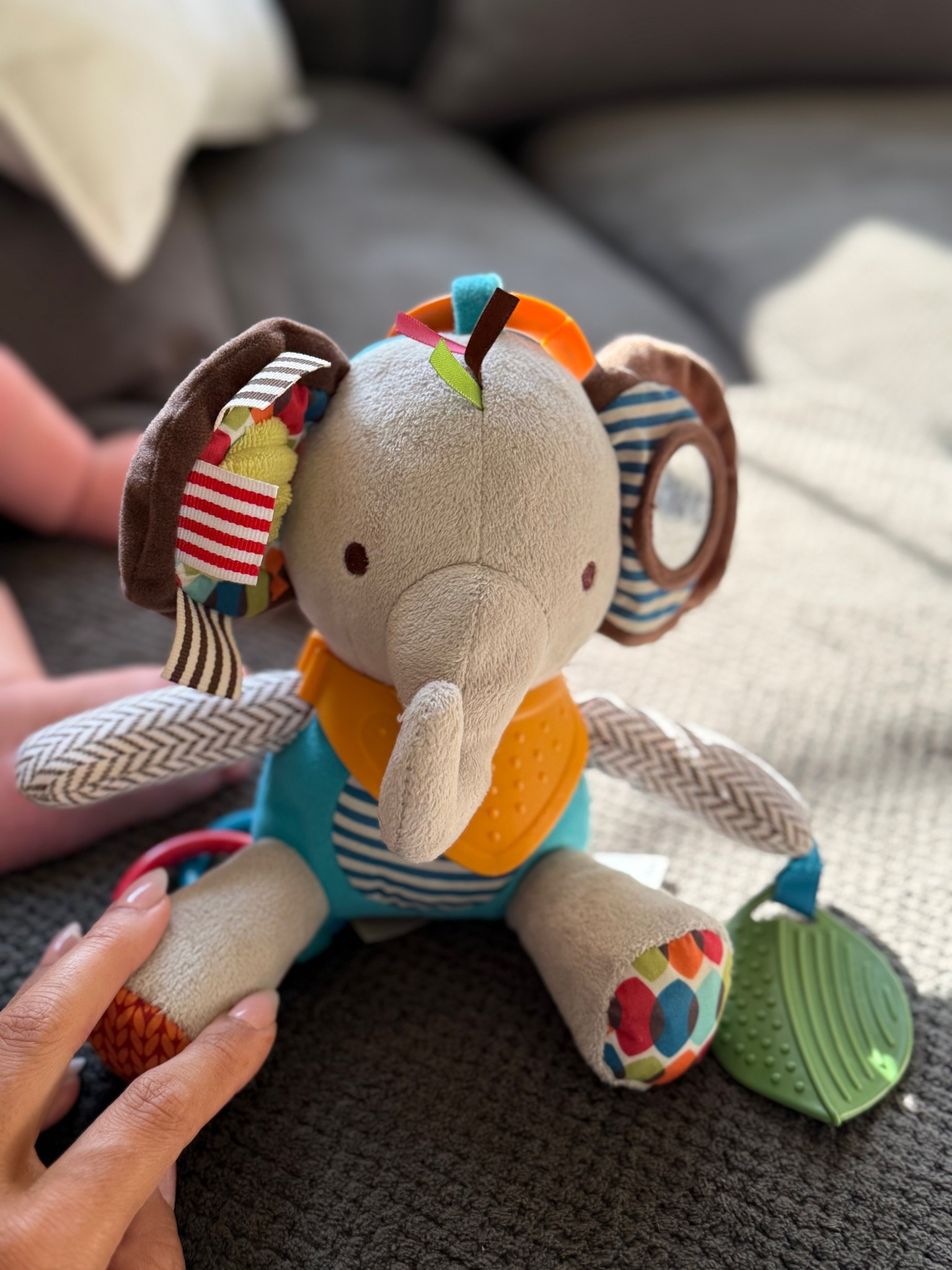 This is THE best toy. Available in different animals. Sensory toy, teething toy, baby gift, baby toy. We have the giraffe and the elephant.

#LTKBaby #LTKBump #LTKKids