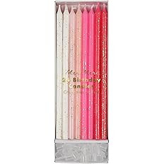 Meri Meri Pink Glitter Candles (Pack of 24) | Amazon (US)
