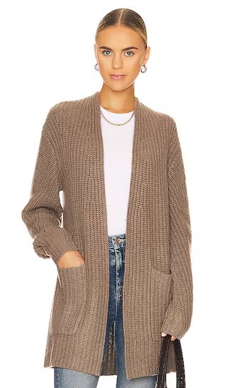 Open Cardigan in Bark | Revolve Clothing (Global)