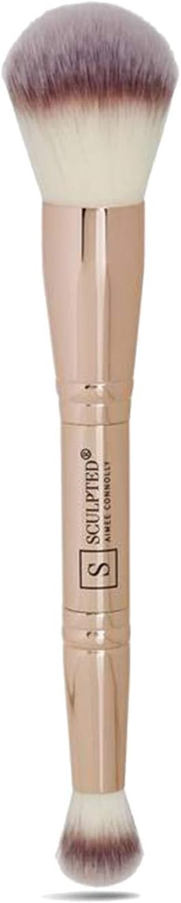 Complexion Duo Makeup Brush from Sculpted by Aimee - Double-Ended, Travel-Friendly Makeup Brush f... | Amazon (UK)