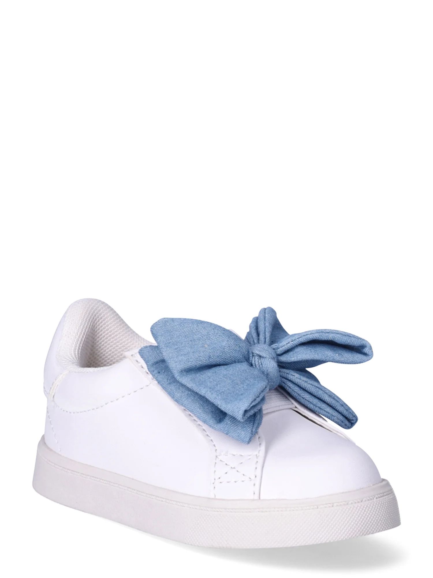 Wonder Nation Girl's Bow Sneakers | Walmart (US)