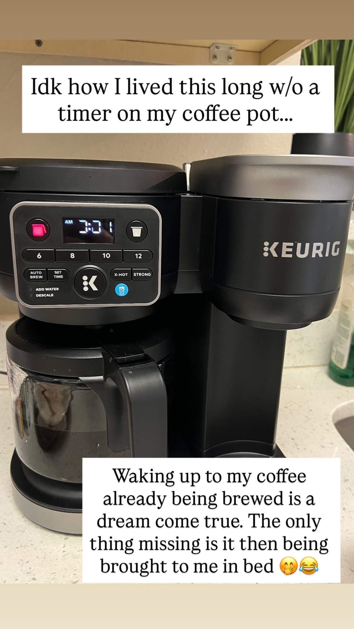 Waking up to my coffee already being brewed is a dream come true. The only thing missing is it then being brought to me in bed 🤭😂 Idk how I lived this long w/o a timer on my coffee pot...

#LTKSaleAlert #LTKHome #LTKFamily