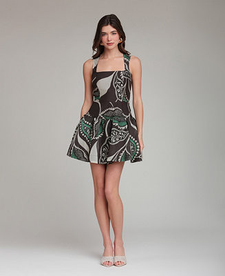 Women's Bali Paisley Square Neck Mini Dress | Macy's