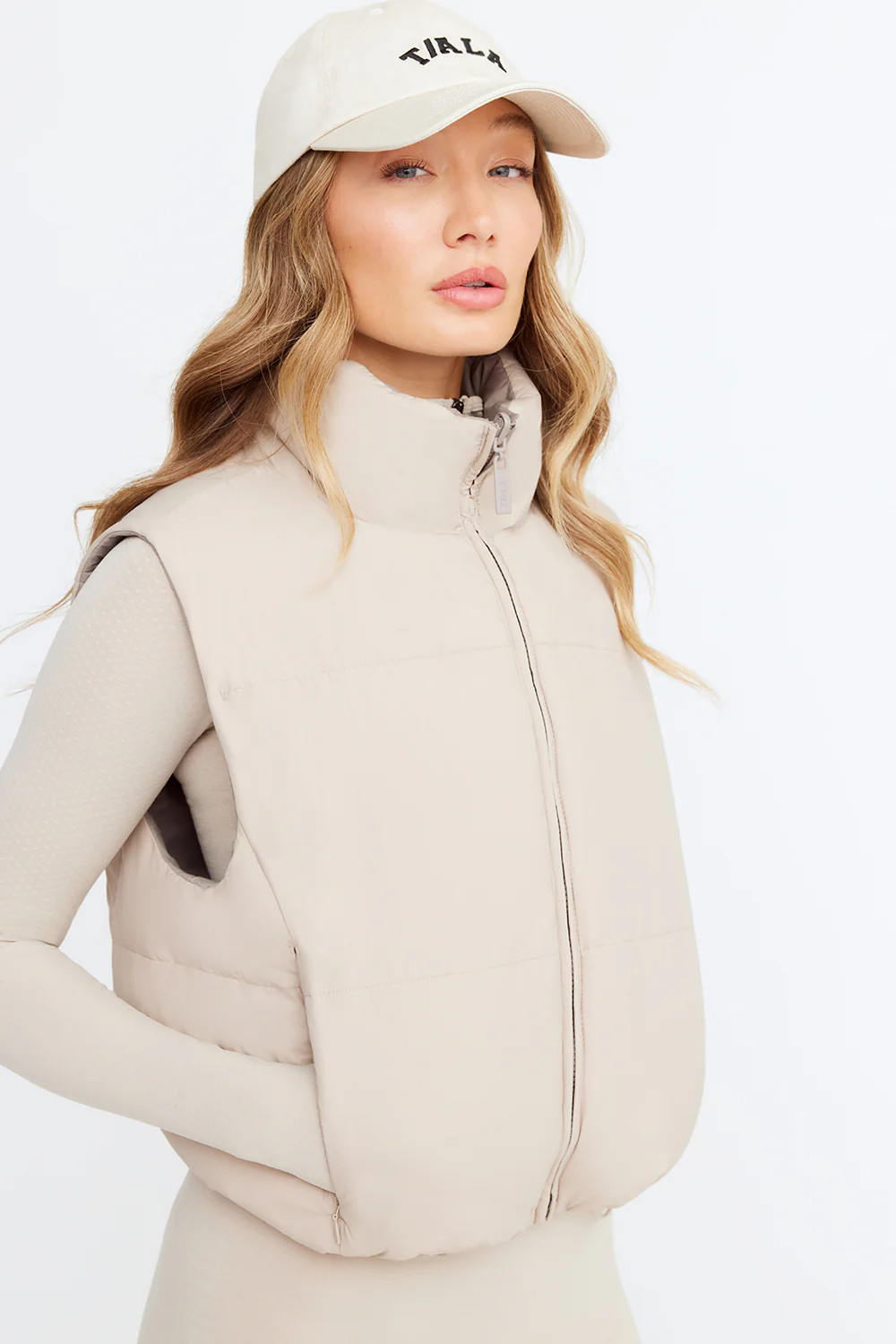 REVERSIBLE MULTIWAY GILET - PEBBLE AND TRUFFLE | TALA (UK)