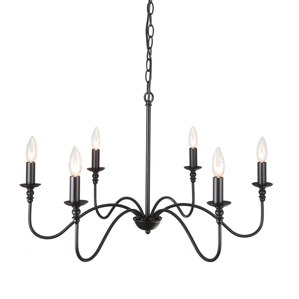 Parrett 6 - Light Candle Style Classic Chandelier | Wayfair North America
