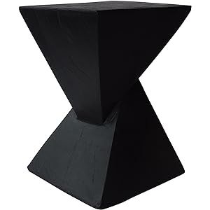 Christopher Knight Home 305826 Jerod Light-Weight Concrete Accent Table, Black | Amazon (US)