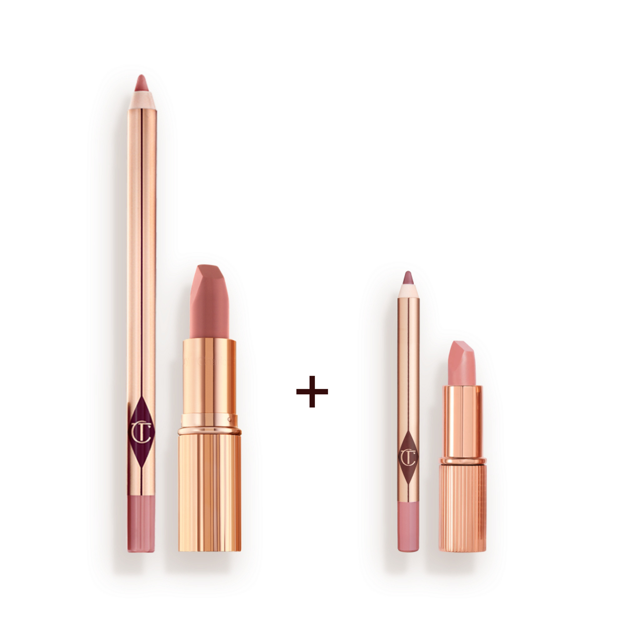 Pillow Talk Lip Kit Duo: Buy Full-size, Get Travel-size Free | Charlotte Tilbury | Charlotte Tilbury (US)