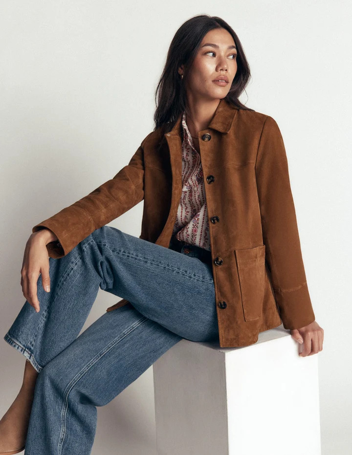 Fife Suede Chore Jacket | Boden (US)