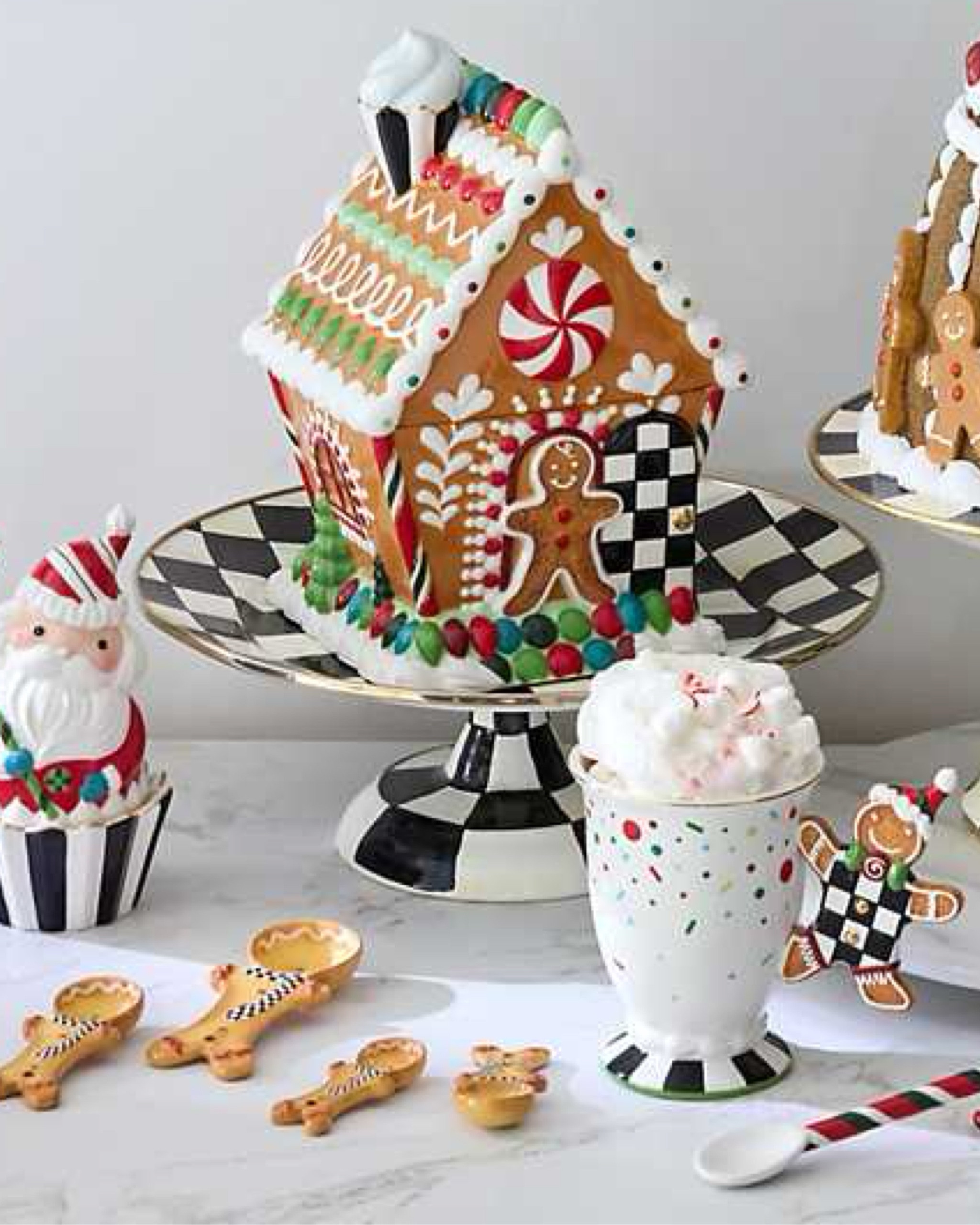 Brighten up your holiday baking with the Courtly Check Holiday Gingerbread Collection. This charming collection of hand-painted ceramic kitchen essentials brings the festive spirit to life, designed to resemble sweetly decorated holiday treats. Each piece showcases intricate, whimsical details, making it a delightful addition to your seasonal decor and entertaining.

#LTKHoliday #LTKHome #LTKSeasonal