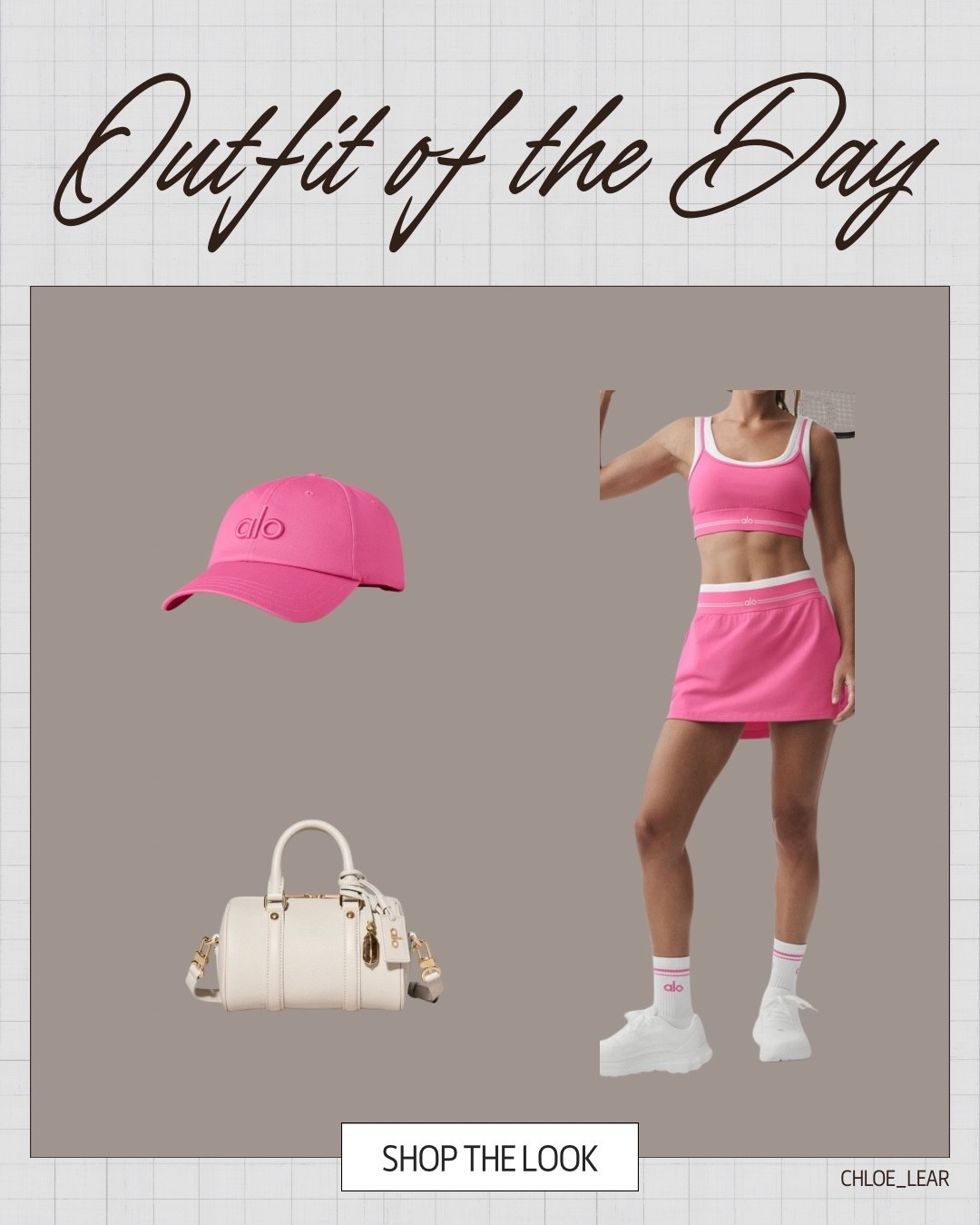 Cute tennis outfit from
@Alo Yoga  paradise pink drop. 

Paradise pink, Alo drop, Alo outfit, tennis outfit, cute outfit

#LTKU #LTKActive #LTKootd