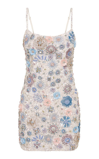 Francesca Beaded Tulle Mini Dress | Moda Operandi (Global)