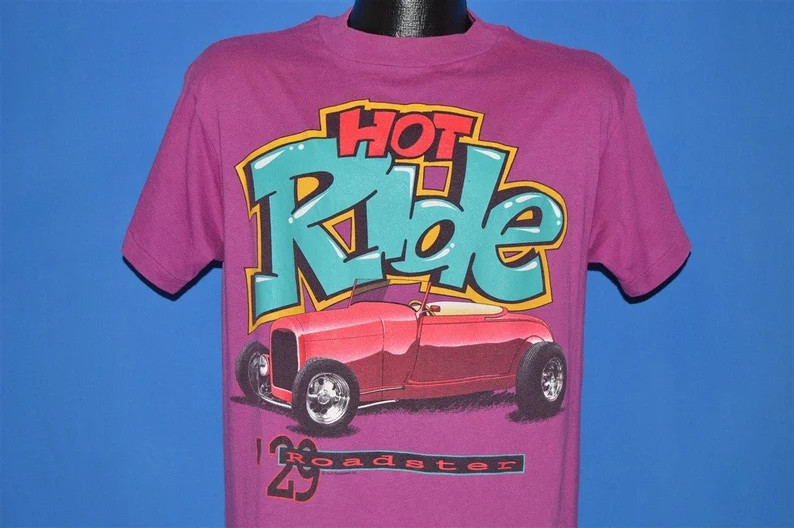 80s Hot Ride Hot Rod 1929 Roadster T-shirt Large - Etsy | Etsy (US)