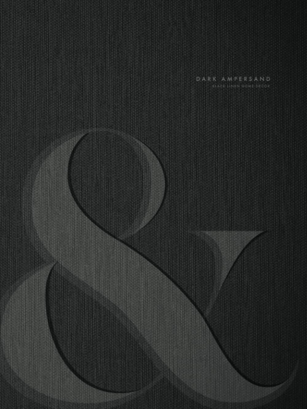 Dark Ampersand - A Black Linen Home Decor Book for Stacking and Coffee Table Display | Hard Cover... | Amazon (US)