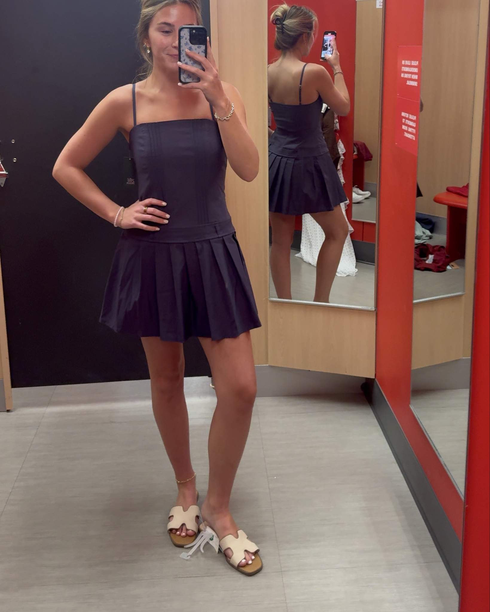 This dress👏🏻👏🏻👏🏻 This dress is SO flattering and SO comfortable- its similar to a denim dress but 100x more comfortable. Cannot wait to wear this for a country concert this summer! The blue is also perfect for Memorial Day or the 4th of July! Target is the best! 

#LTKU #LTKSaleAlert #LTKStyleTip