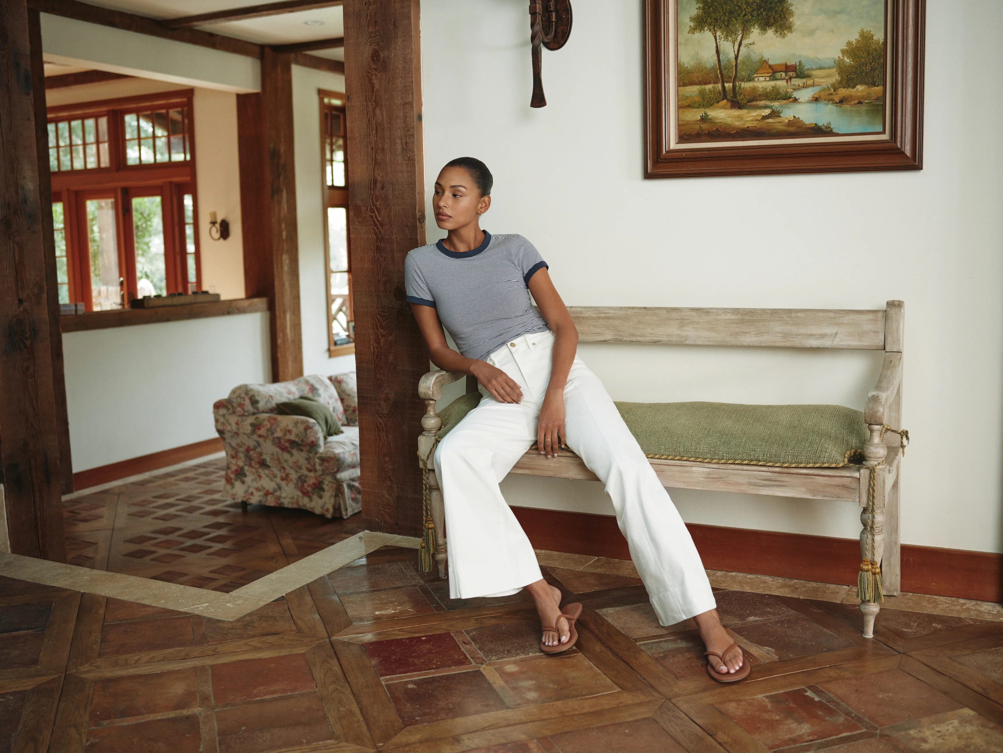 GOOD WAIST PALAZZO JEANS | COTTON WHITE - GOOD AMERICAN | Good American