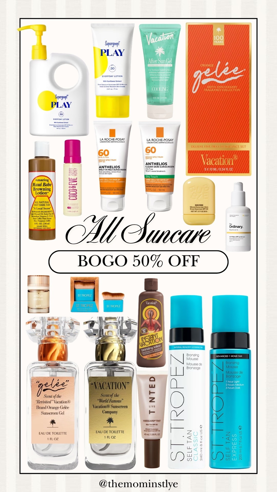 Buy 1 Get 1 50% off of all suncare and tanning products

#LTKSaleAlert #LTKselfcare #LTKBeauty