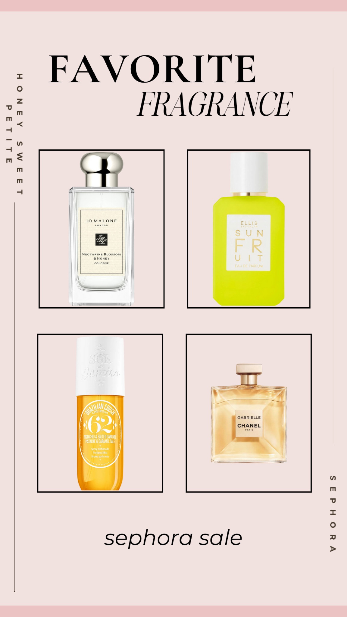 Fragrance favorites!!

Sephora sale
Gifts for her
holiday
Gift ideas 
Gift guide
Beauty gifts 
Makeup gifts 
christmas
Gift sets 

Honey Sweet Petite 
Honeysweetpetite 

#LTKBeauty #LTKStyleTip #LTKSaleAlert