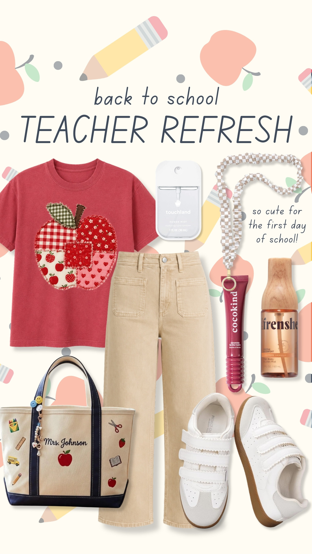 The cutest back to school teacher finds are already starting to pop up, and I couldn’t resist putting together this fun roundup. From the personalized teacher tote to the comfy sneakers, first day outfit, and everyday essentials, these are all pieces that make heading back to the classroom feel a little more fun.

teacher outfits, back to school, teacher style, first day of school outfit, teacher tote bag, classroom essentials, teacher fashion, comfortable teacher shoes, back to school finds, teacher must haves, classroom style, themominstyle

#LTKootd #LTKSeasonal #LTKWorkwear
